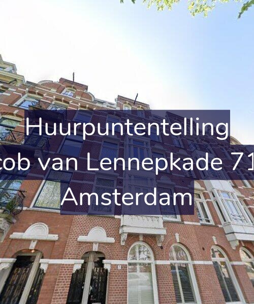 Foto gevel Huurpuntentelling voor Jacob van Lennepkade 71-3, Amsterdam