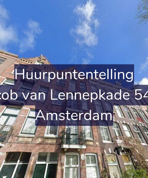 Foto gevel Huurpuntentelling voor Jacob van Lennepkade 54-3, Amsterdam