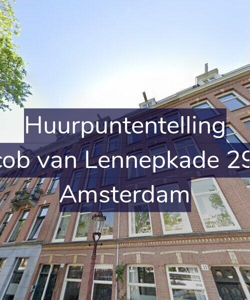 Foto gevel Huurpuntentelling voor Jacob van Lennepkade 29-3, Amsterdam