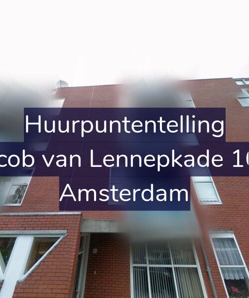 Foto gevel Huurpuntentelling voor Jacob van Lennepkade 160, Amsterdam