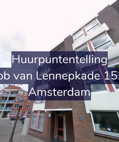 Foto gevel Huurpuntentelling voor Jacob van Lennepkade 152-A, Amsterdam