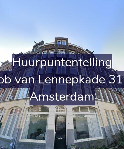 Foto gevel Huurpuntentelling voor Jacob van Lennepkade 313-2, Amsterdam