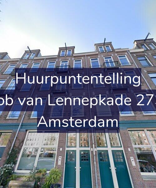Foto gevel Huurpuntentelling voor Jacob van Lennepkade 273-C, Amsterdam