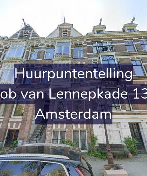 Foto gevel Huurpuntentelling voor Jacob van Lennepkade 13-H, Amsterdam