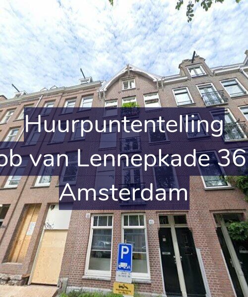 Foto gevel Huurpuntentelling voor Jacob van Lennepkade 362-3, Amsterdam
