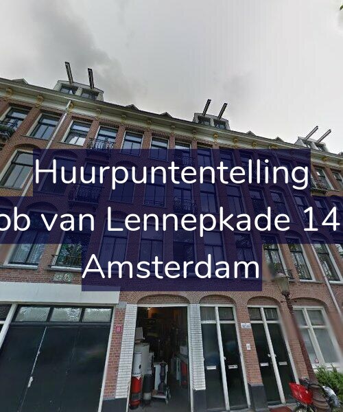 Foto gevel Huurpuntentelling voor Jacob van Lennepkade 141-3, Amsterdam