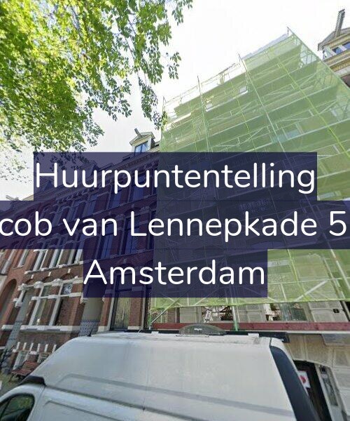 Foto gevel Huurpuntentelling voor Jacob van Lennepkade 5-1, Amsterdam