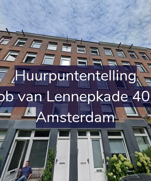 Foto gevel Huurpuntentelling voor Jacob van Lennepkade 402-1, Amsterdam