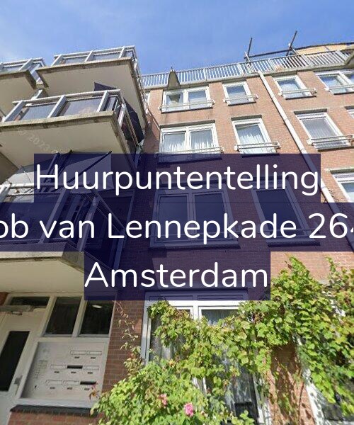 Foto gevel Huurpuntentelling voor Jacob van Lennepkade 264-D, Amsterdam