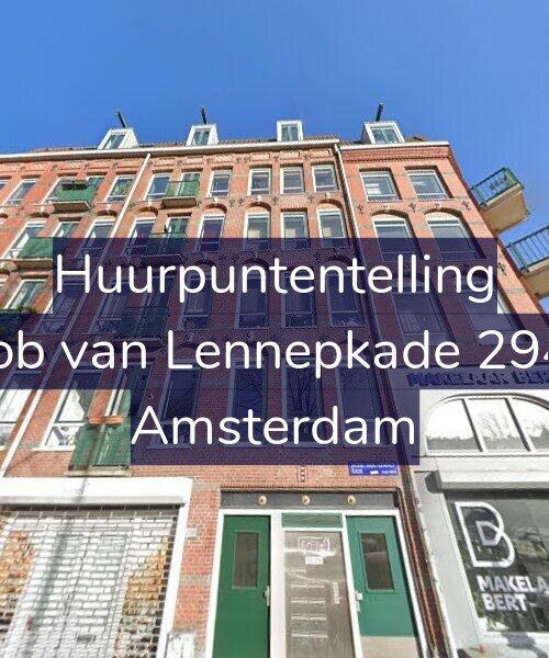 Foto gevel Huurpuntentelling voor Jacob van Lennepkade 294-D, Amsterdam