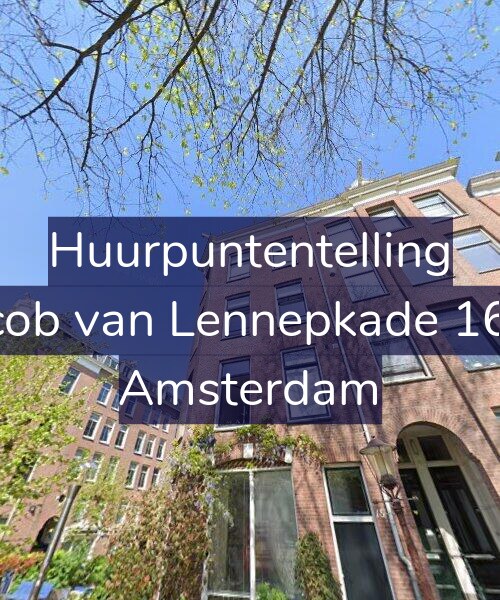 Foto gevel Huurpuntentelling voor Jacob van Lennepkade 16-2, Amsterdam