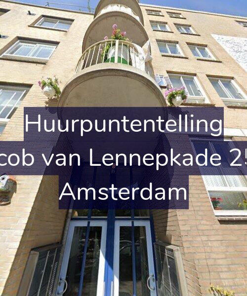 Foto gevel Huurpuntentelling voor Jacob van Lennepkade 250, Amsterdam