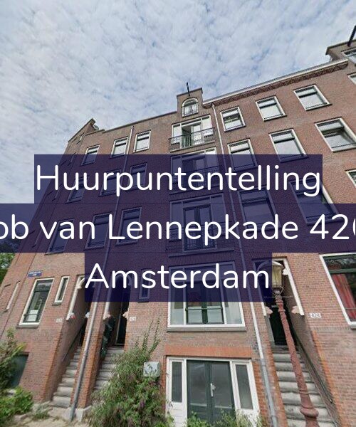 Foto gevel Huurpuntentelling voor Jacob van Lennepkade 426-H, Amsterdam