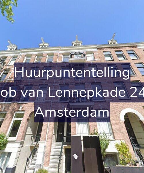 Foto gevel Huurpuntentelling voor Jacob van Lennepkade 24-A, Amsterdam