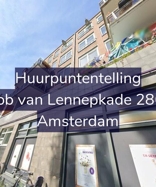 Foto gevel Huurpuntentelling voor Jacob van Lennepkade 286-B, Amsterdam