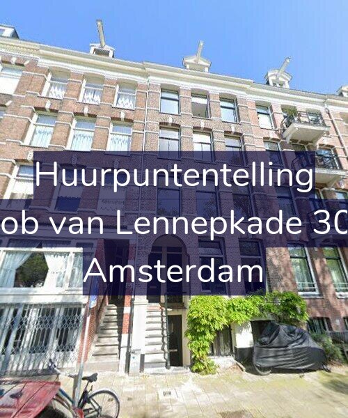 Foto gevel Huurpuntentelling voor Jacob van Lennepkade 30-H, Amsterdam
