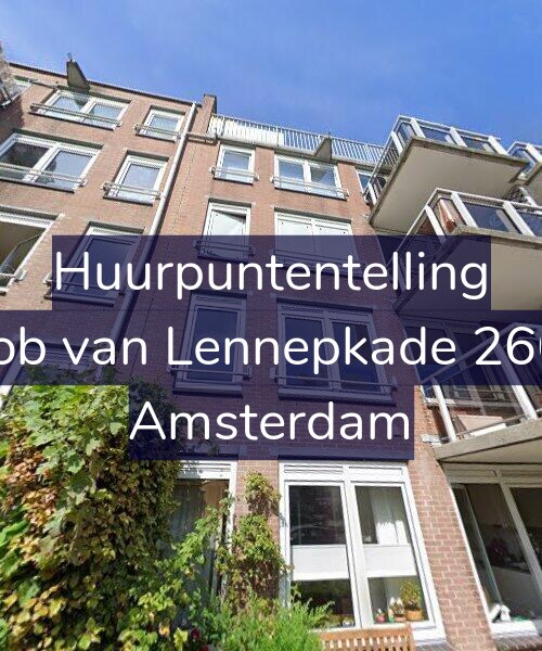 Foto gevel Huurpuntentelling voor Jacob van Lennepkade 266-C, Amsterdam