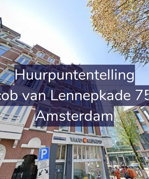Foto gevel Huurpuntentelling voor Jacob van Lennepkade 75-3, Amsterdam