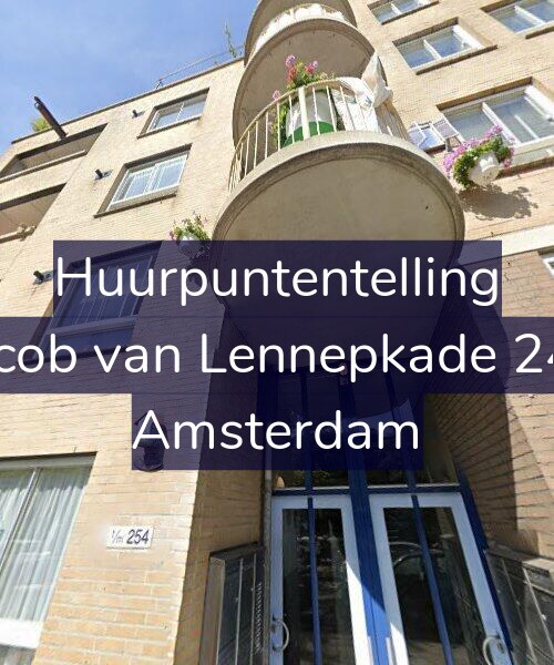 Foto gevel Huurpuntentelling voor Jacob van Lennepkade 240, Amsterdam