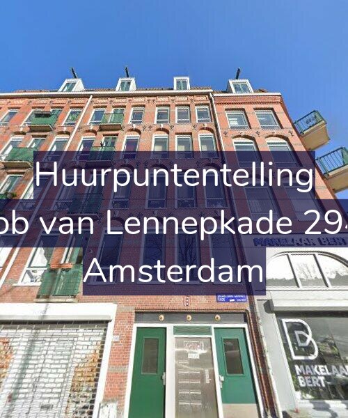 Foto gevel Huurpuntentelling voor Jacob van Lennepkade 294-A, Amsterdam
