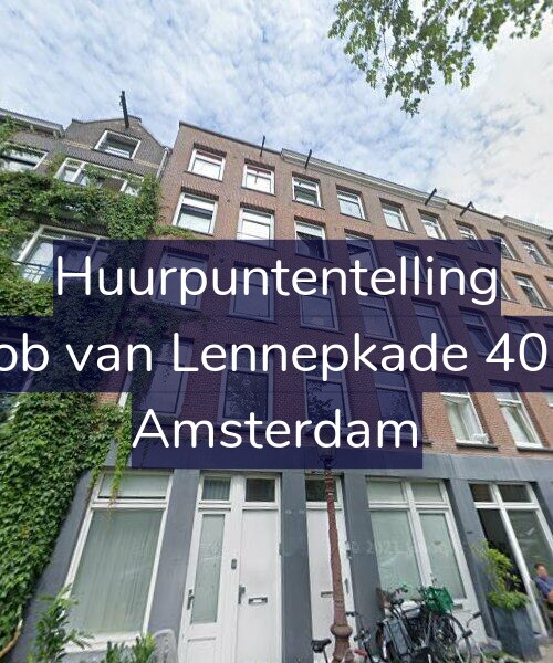 Foto gevel Huurpuntentelling voor Jacob van Lennepkade 406-1, Amsterdam