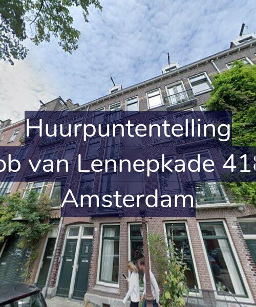 Foto gevel Huurpuntentelling voor Jacob van Lennepkade 418-H, Amsterdam