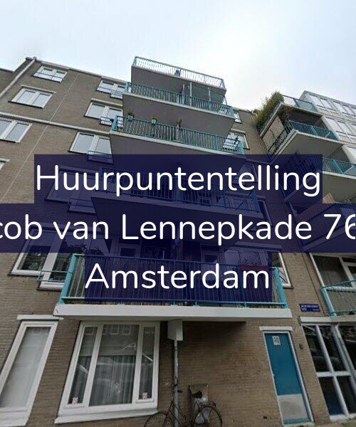 Foto gevel Huurpuntentelling voor Jacob van Lennepkade 76-E, Amsterdam