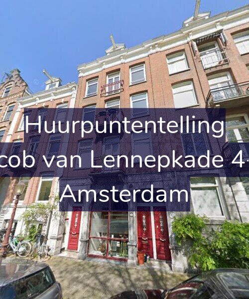Foto gevel Huurpuntentelling voor Jacob van Lennepkade 4-H, Amsterdam