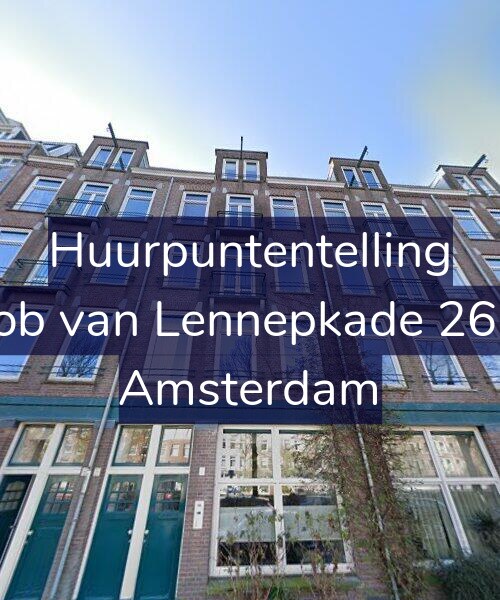 Foto gevel Huurpuntentelling voor Jacob van Lennepkade 267-E, Amsterdam