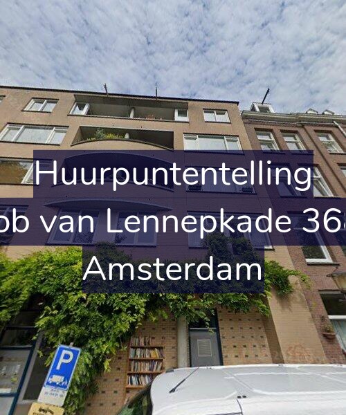 Foto gevel Huurpuntentelling voor Jacob van Lennepkade 368-B, Amsterdam