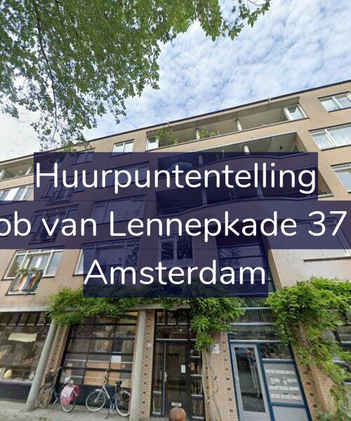 Foto gevel Huurpuntentelling voor Jacob van Lennepkade 376-E, Amsterdam