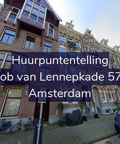 Foto gevel Huurpuntentelling voor Jacob van Lennepkade 57-H, Amsterdam