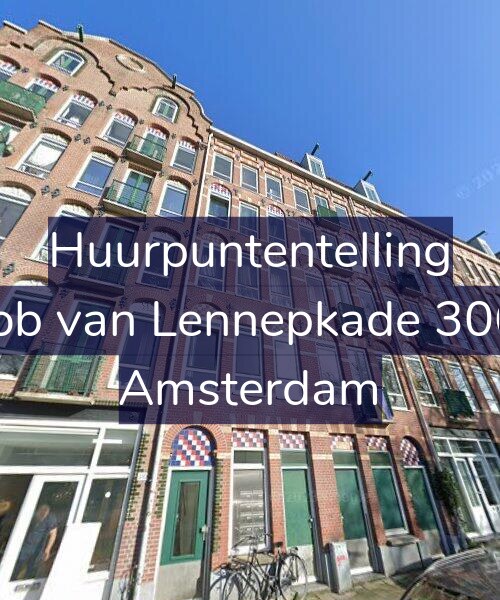 Foto gevel Huurpuntentelling voor Jacob van Lennepkade 306-A, Amsterdam