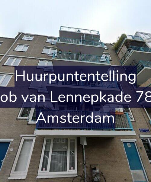Foto gevel Huurpuntentelling voor Jacob van Lennepkade 78-D, Amsterdam