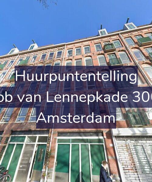 Foto gevel Huurpuntentelling voor Jacob van Lennepkade 300-A, Amsterdam