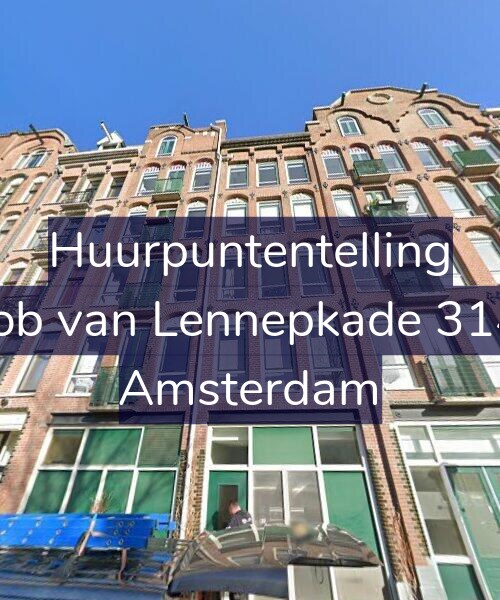 Foto gevel Huurpuntentelling voor Jacob van Lennepkade 314-C, Amsterdam