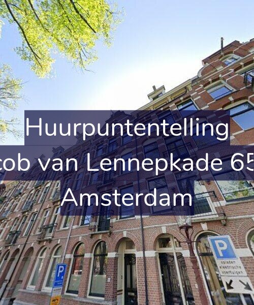 Foto gevel Huurpuntentelling voor Jacob van Lennepkade 65-2, Amsterdam