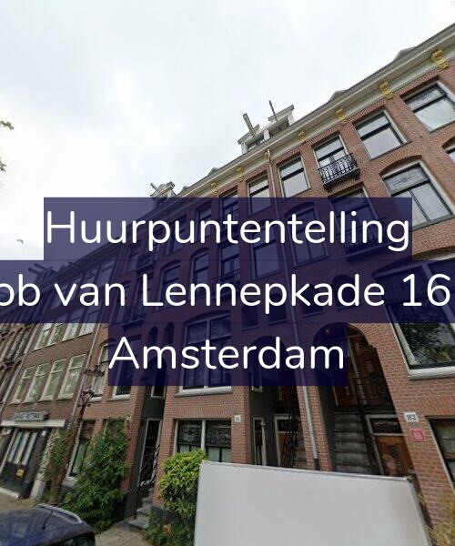 Foto gevel Huurpuntentelling voor Jacob van Lennepkade 161-1, Amsterdam