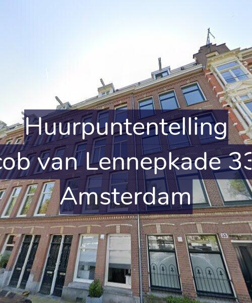 Foto gevel Huurpuntentelling voor Jacob van Lennepkade 33-1, Amsterdam