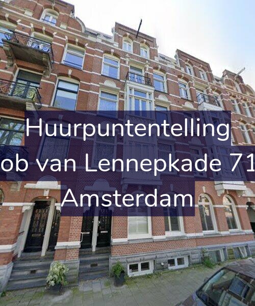 Foto gevel Huurpuntentelling voor Jacob van Lennepkade 71-H, Amsterdam