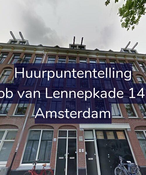 Foto gevel Huurpuntentelling voor Jacob van Lennepkade 145-3, Amsterdam