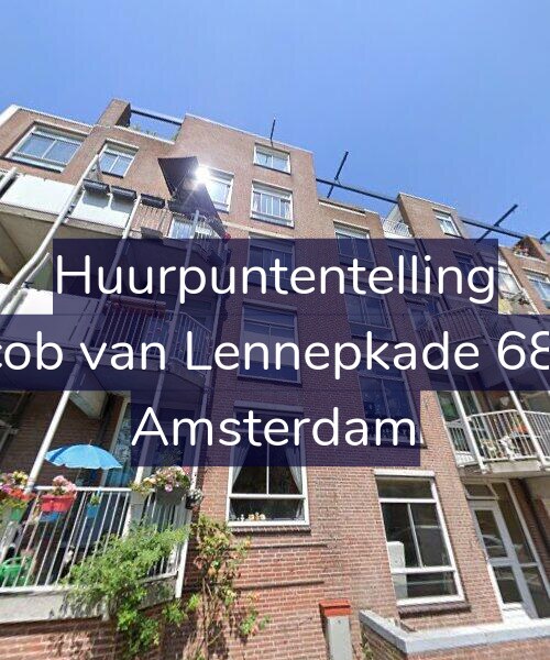 Foto gevel Huurpuntentelling voor Jacob van Lennepkade 68-C, Amsterdam