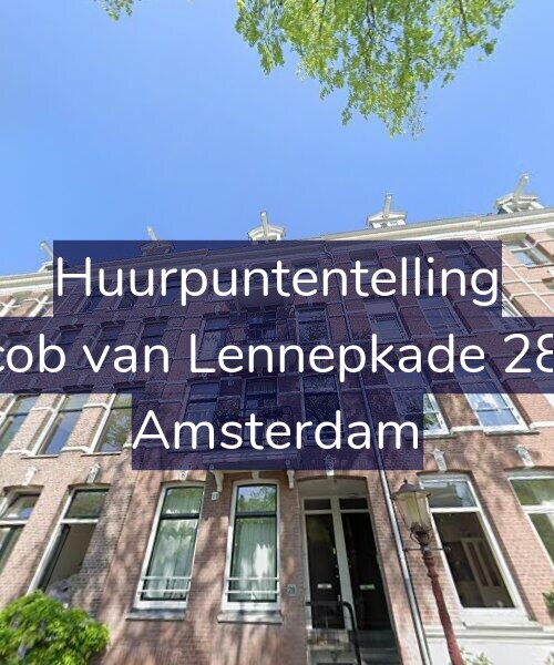 Foto gevel Huurpuntentelling voor Jacob van Lennepkade 28-3, Amsterdam