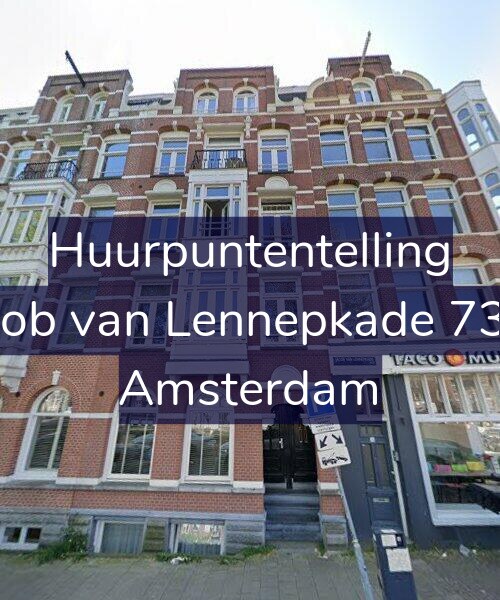 Foto gevel Huurpuntentelling voor Jacob van Lennepkade 73-H, Amsterdam