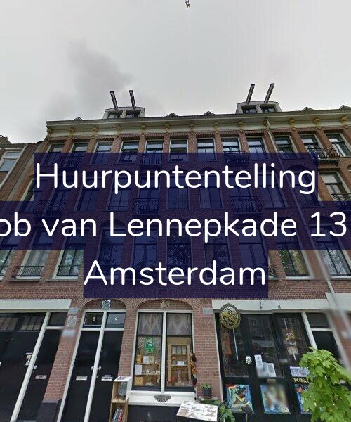 Foto gevel Huurpuntentelling voor Jacob van Lennepkade 135-2, Amsterdam