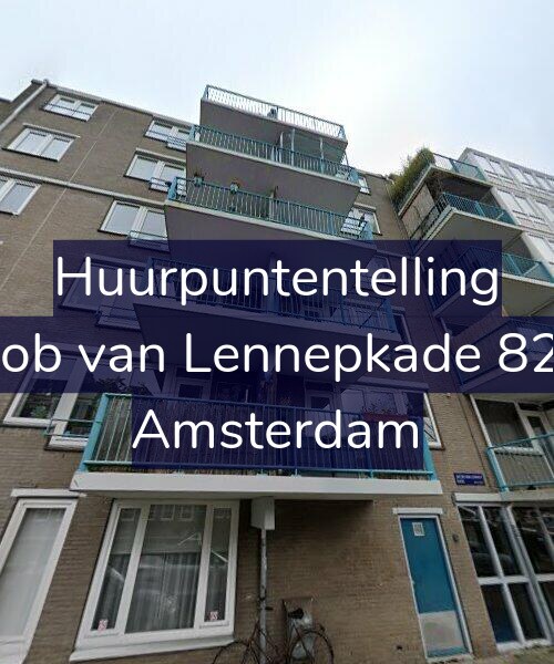 Foto gevel Huurpuntentelling voor Jacob van Lennepkade 82-H, Amsterdam