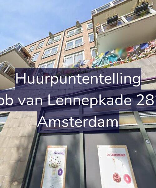 Foto gevel Huurpuntentelling voor Jacob van Lennepkade 282-B, Amsterdam