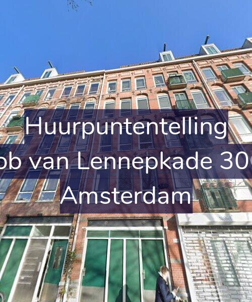 Foto gevel Huurpuntentelling voor Jacob van Lennepkade 300-C, Amsterdam