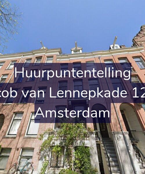 Foto gevel Huurpuntentelling voor Jacob van Lennepkade 12-1, Amsterdam