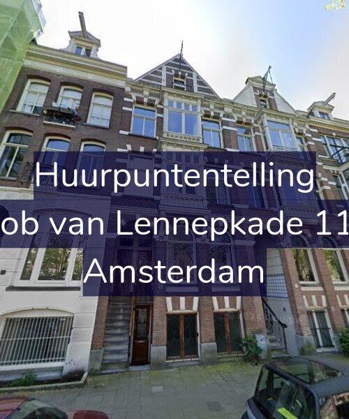 Foto gevel Huurpuntentelling voor Jacob van Lennepkade 11-H, Amsterdam